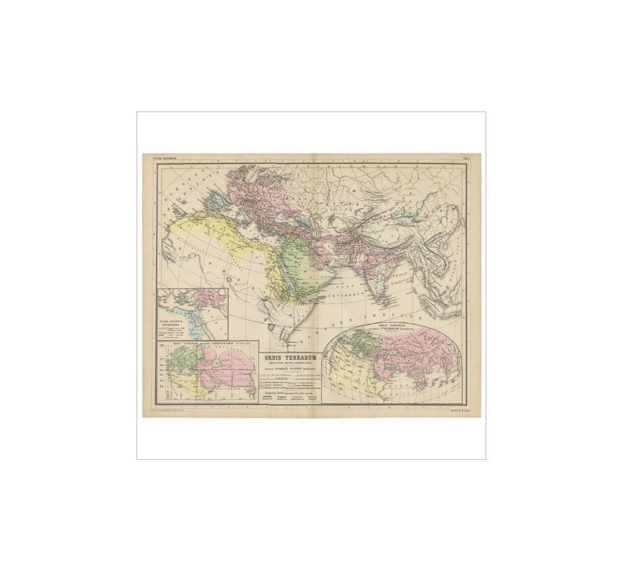 world map 1870