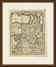 Antique Map of Turkey in Asia, Ancient and Modern, Pocket Map circa 1760