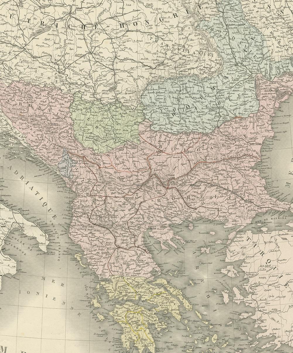 map of europe 1875