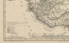 Antique Map of West and Central Africa – Stieler Atlas, Justus Perthes 1857