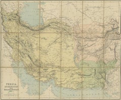 Antique Map of West Asia, circa 1900