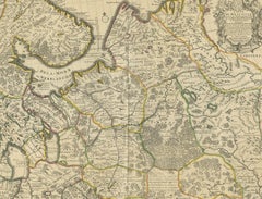 Antique Map of Western Russia by Covens & Mortier, 1740