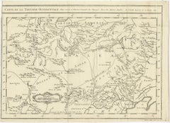 Antique Map of Western Tartary, with Information from Kyrkov's Surveys