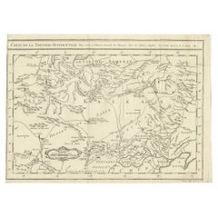 Carte ancienne de la Tartarie occidentale, avec des informations tirées des enquêtes de Kyrkov