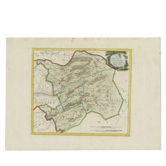 Mappa antica di Zevenwolden di Von Reilly, 1791