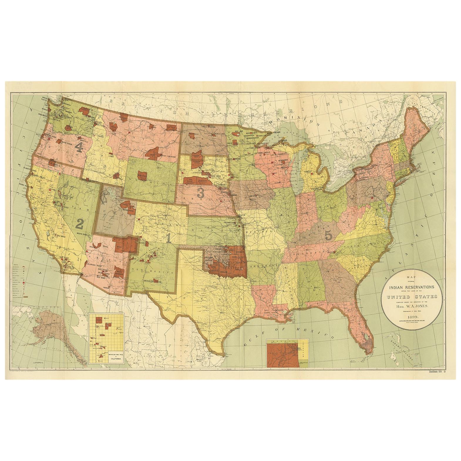 Native american reservations map