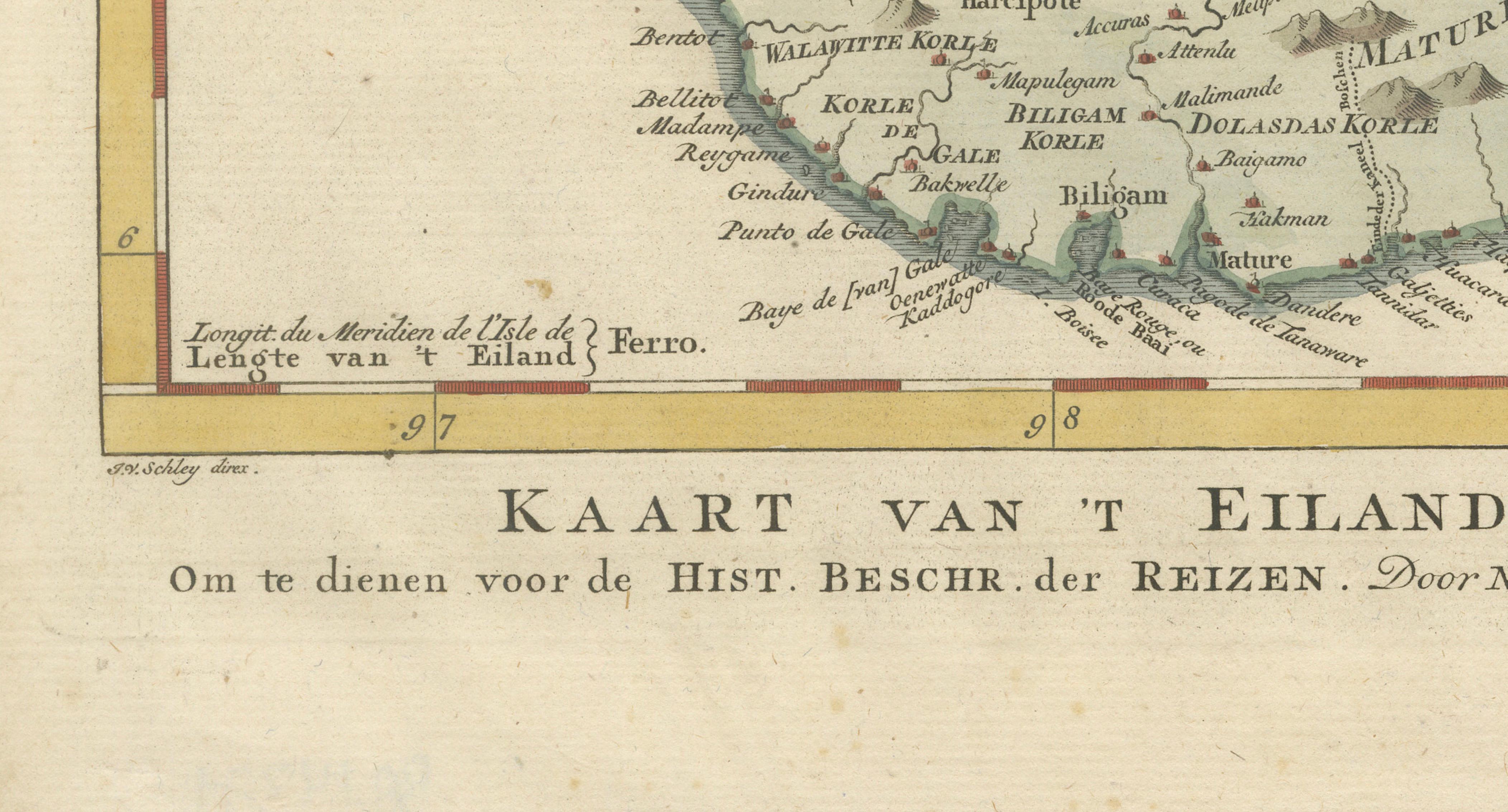 Antique Map Sri Lanka Ceylon Bellin 1750 – Kingdom of Kandy Enlightenment Map