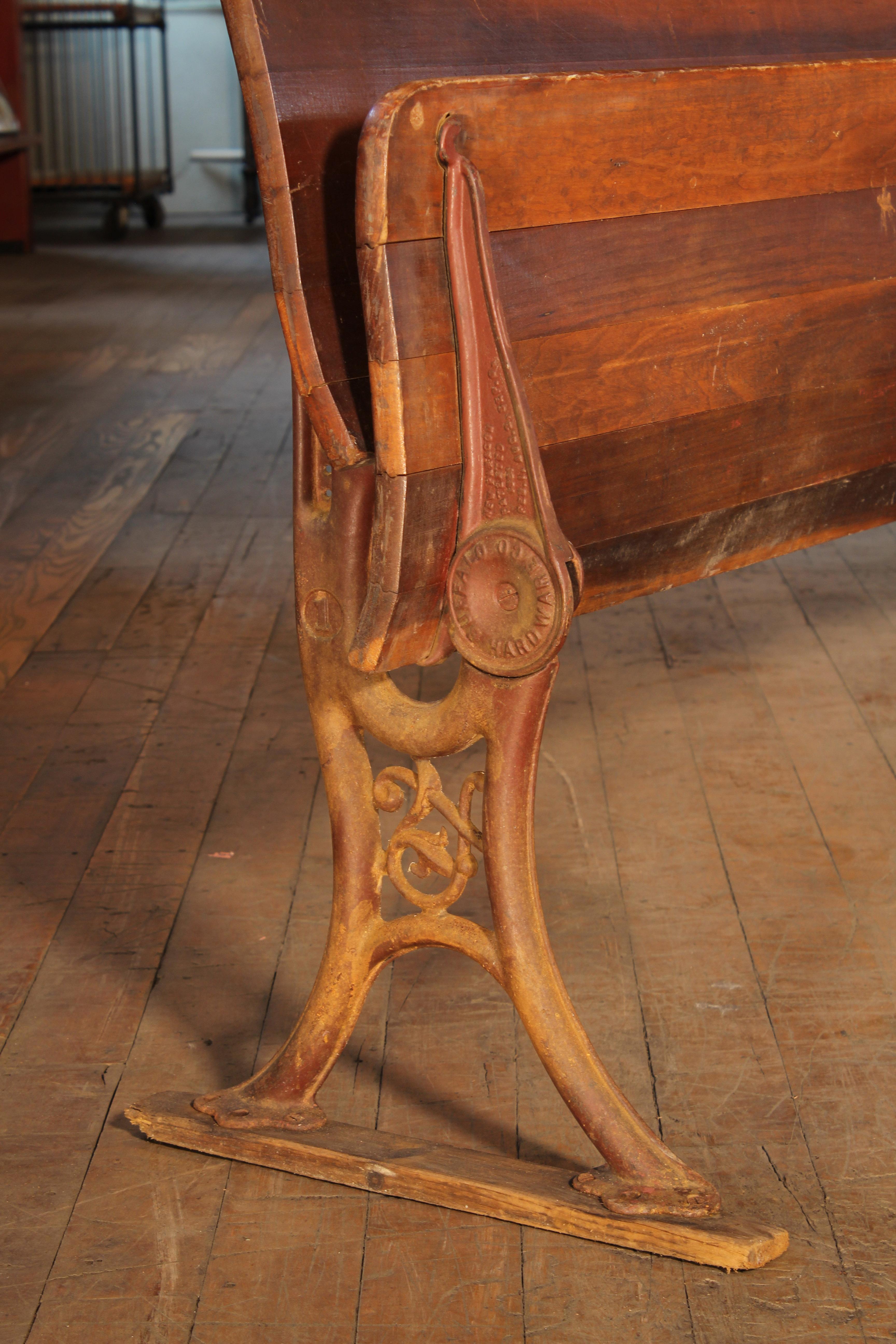 antique folding bench