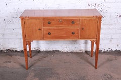 Antique Maple Sideboard Buffet by Frank & Son of Chicago