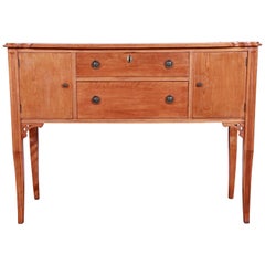 Antique Maple Sideboard Buffet by Frank & Son of Chicago