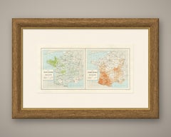 Cartes anciennes de la France, sarrasin et maïs, Exposition universelle de Vienne, 1873