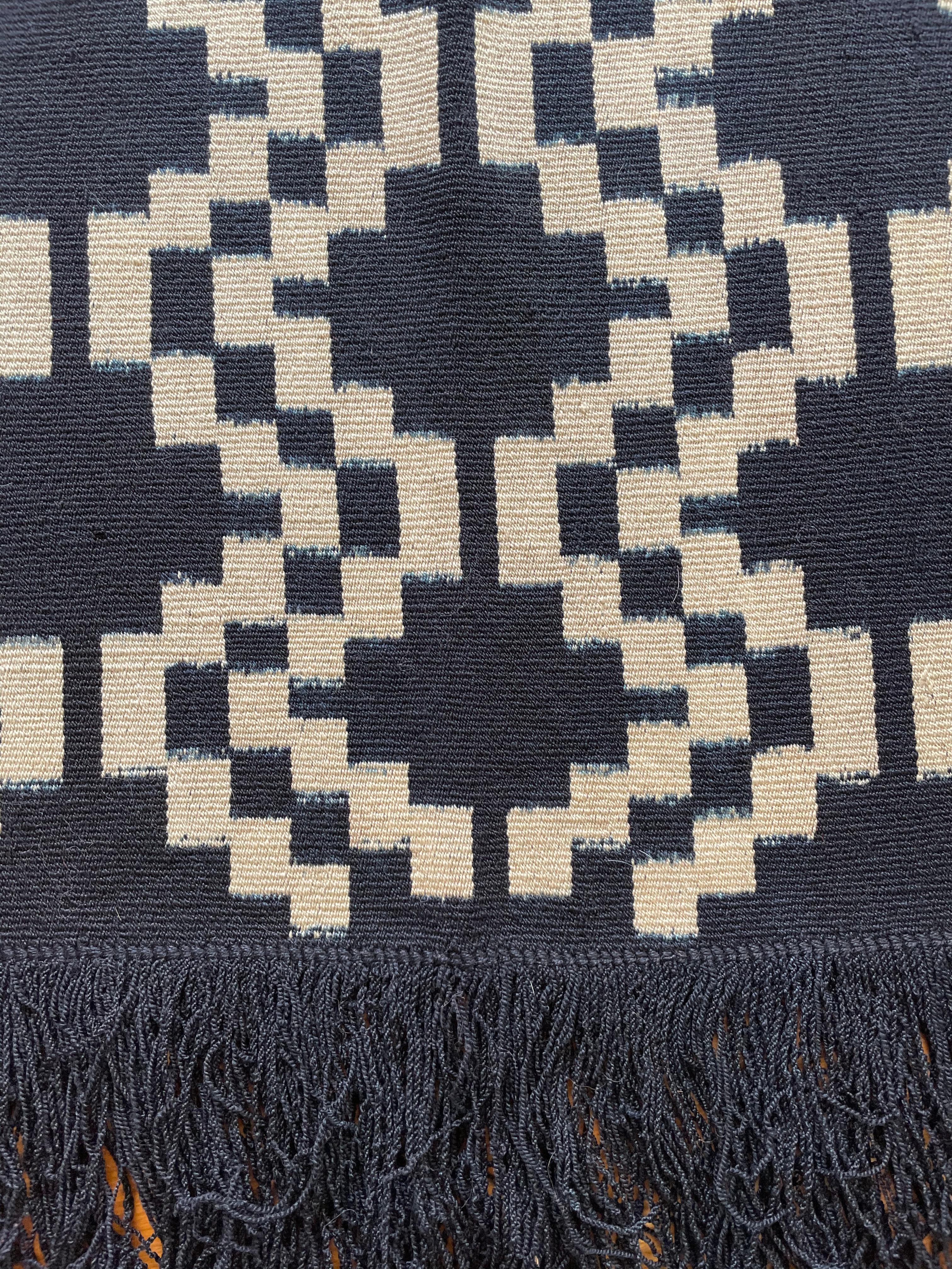 Tribal Antique Mapuche Chief's Poncho, Chile or Argentina
