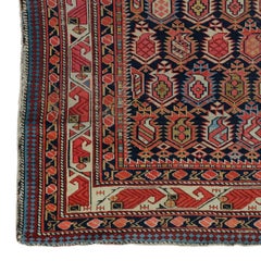 Tappeto antico Marasali - Tappeto caucasico Marasali del XIX secolo, Tappeto antico