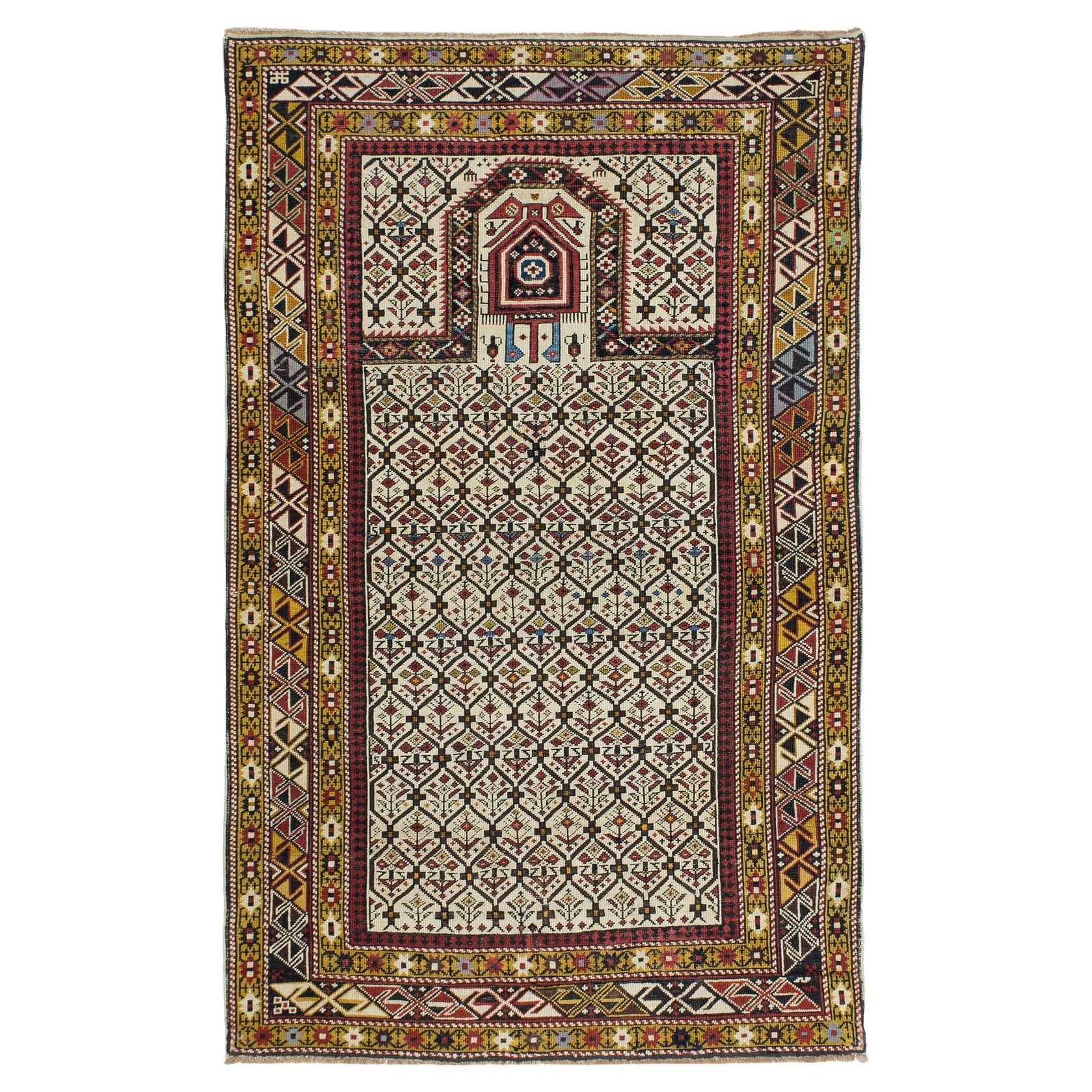 Tapis de prière antique Marasali Shirvan