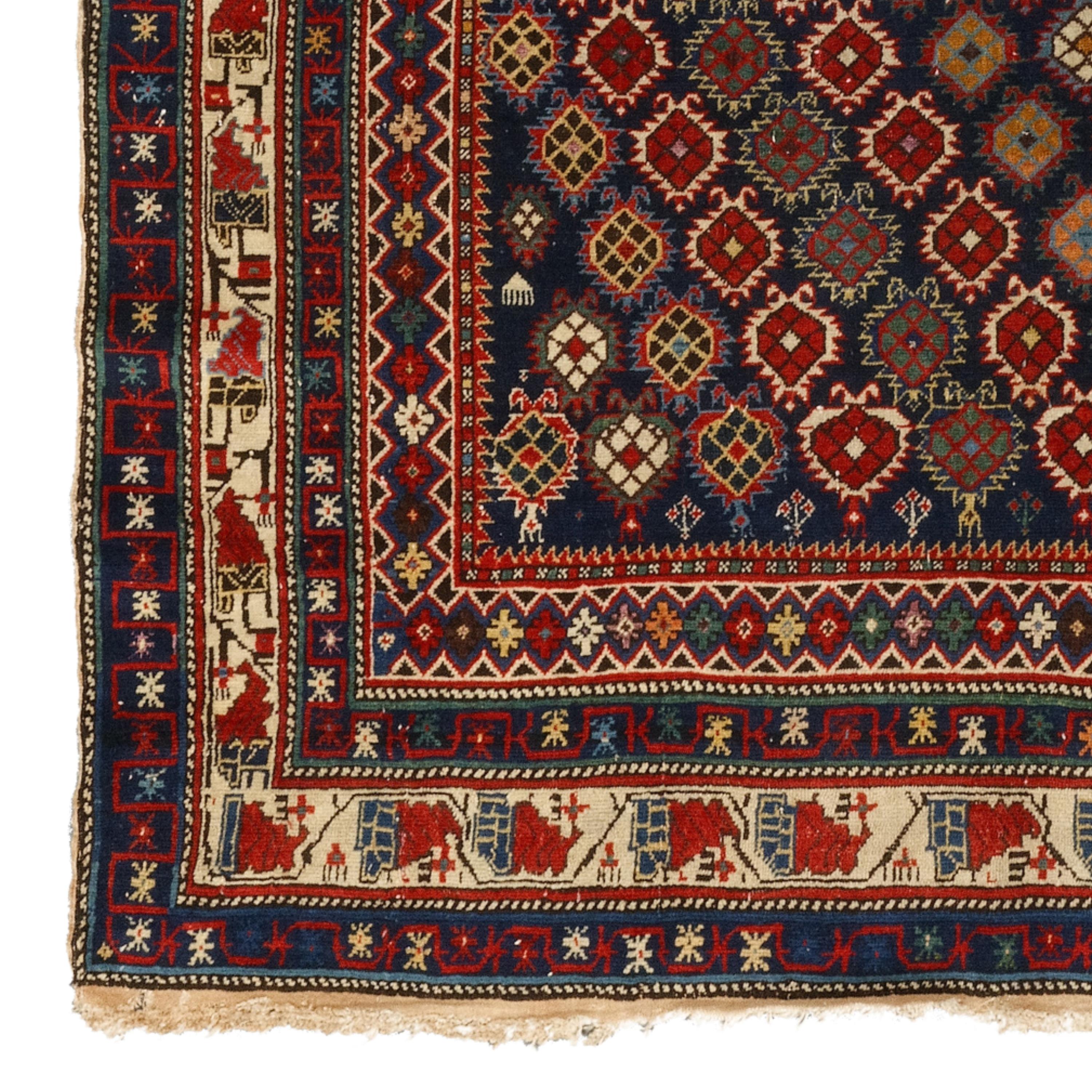 Late of the 19th Century Caucasian Prayer Marasali Rug
Size : 115 x 143 cm

This impressive late 19th-century Caucasian Marashali Carpet is a masterpiece reflecting the elegant and sophisticated craftsmanship of a historic period.

Rich Patterns: