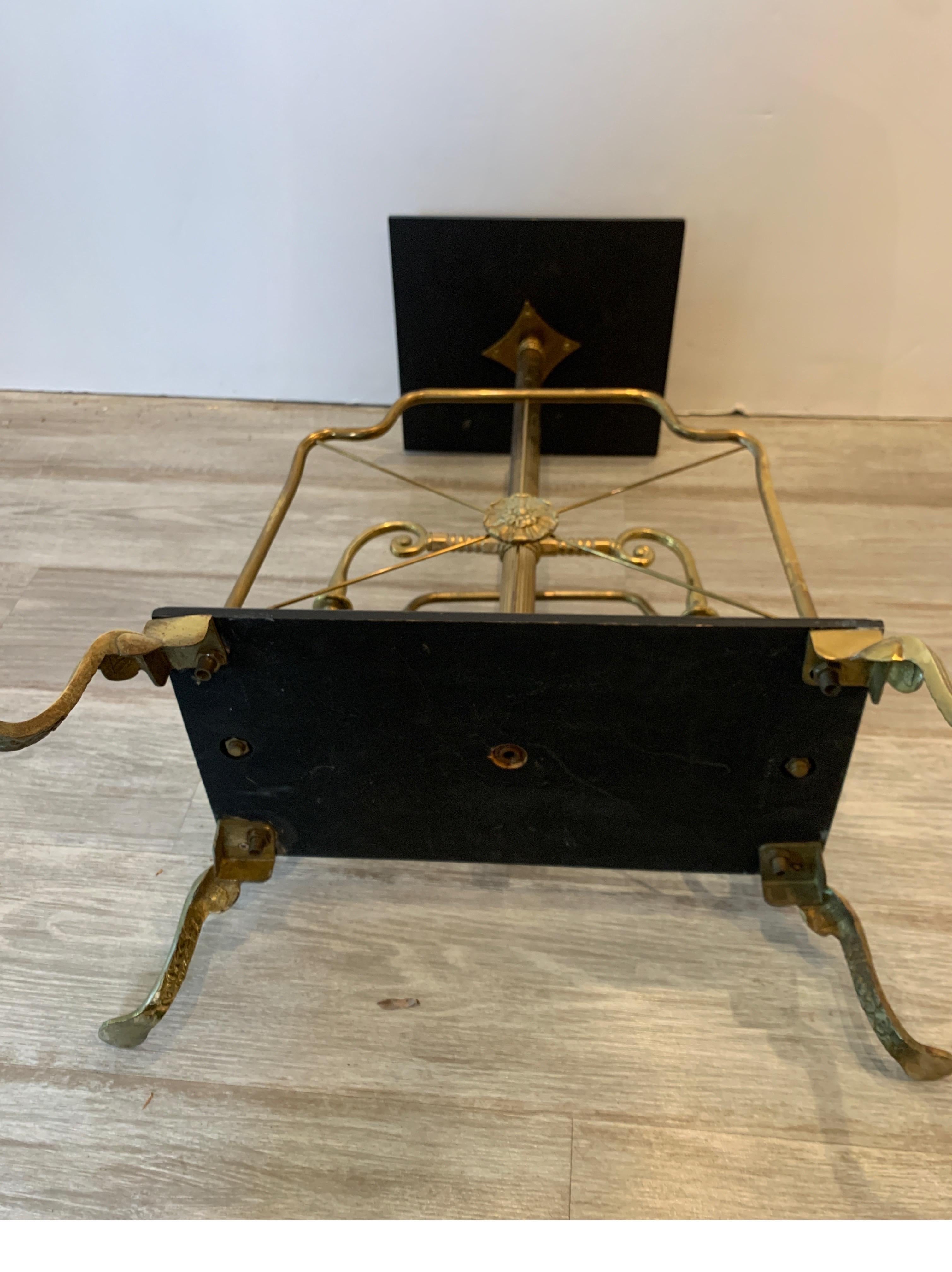 Antique Marble and Brass Magazine, Music Stand 5