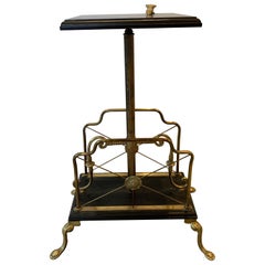 Antique Marble and Brass Magazine, Music Stand