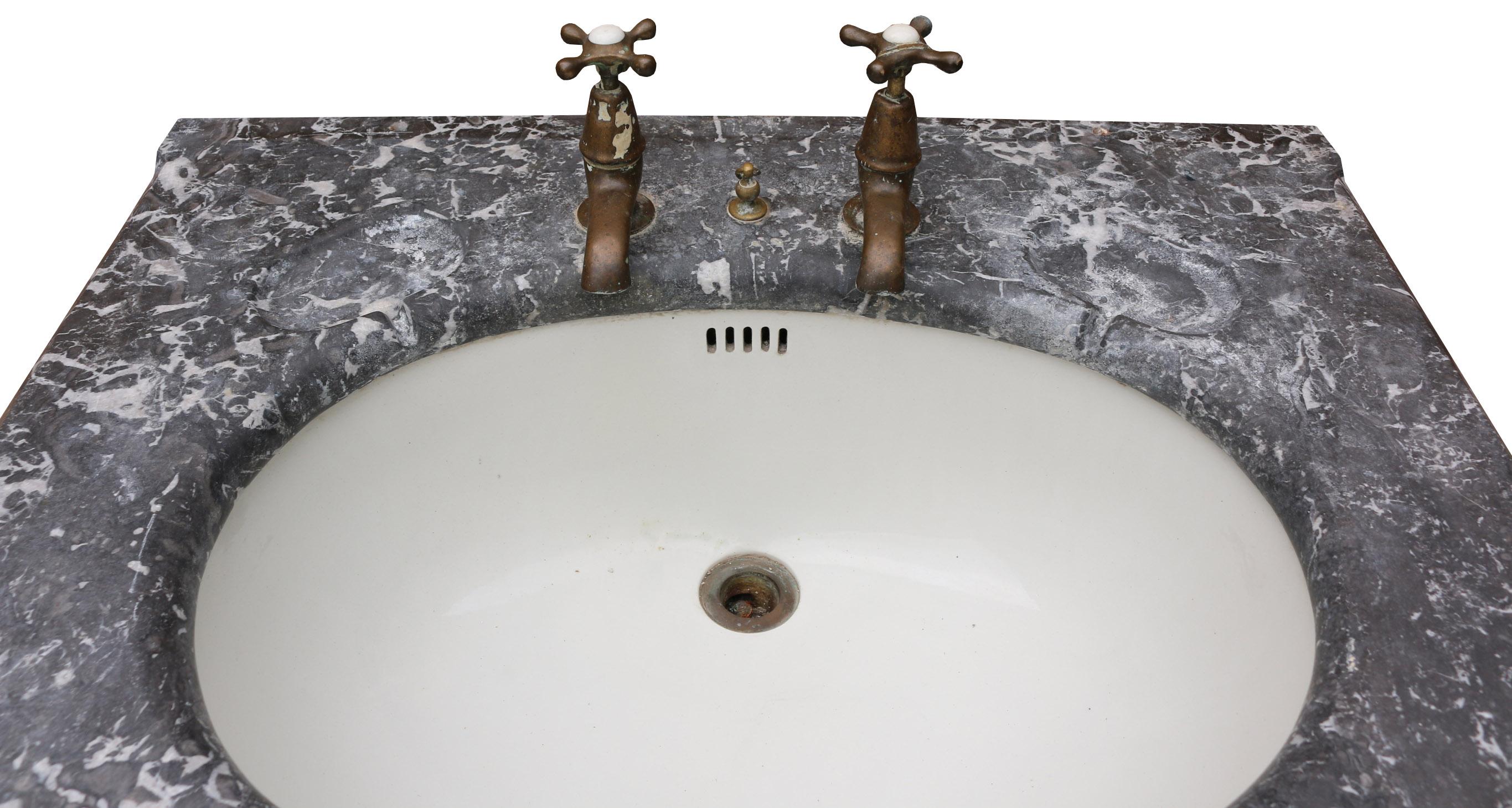 Art Deco Antique Marble Basin / Sink