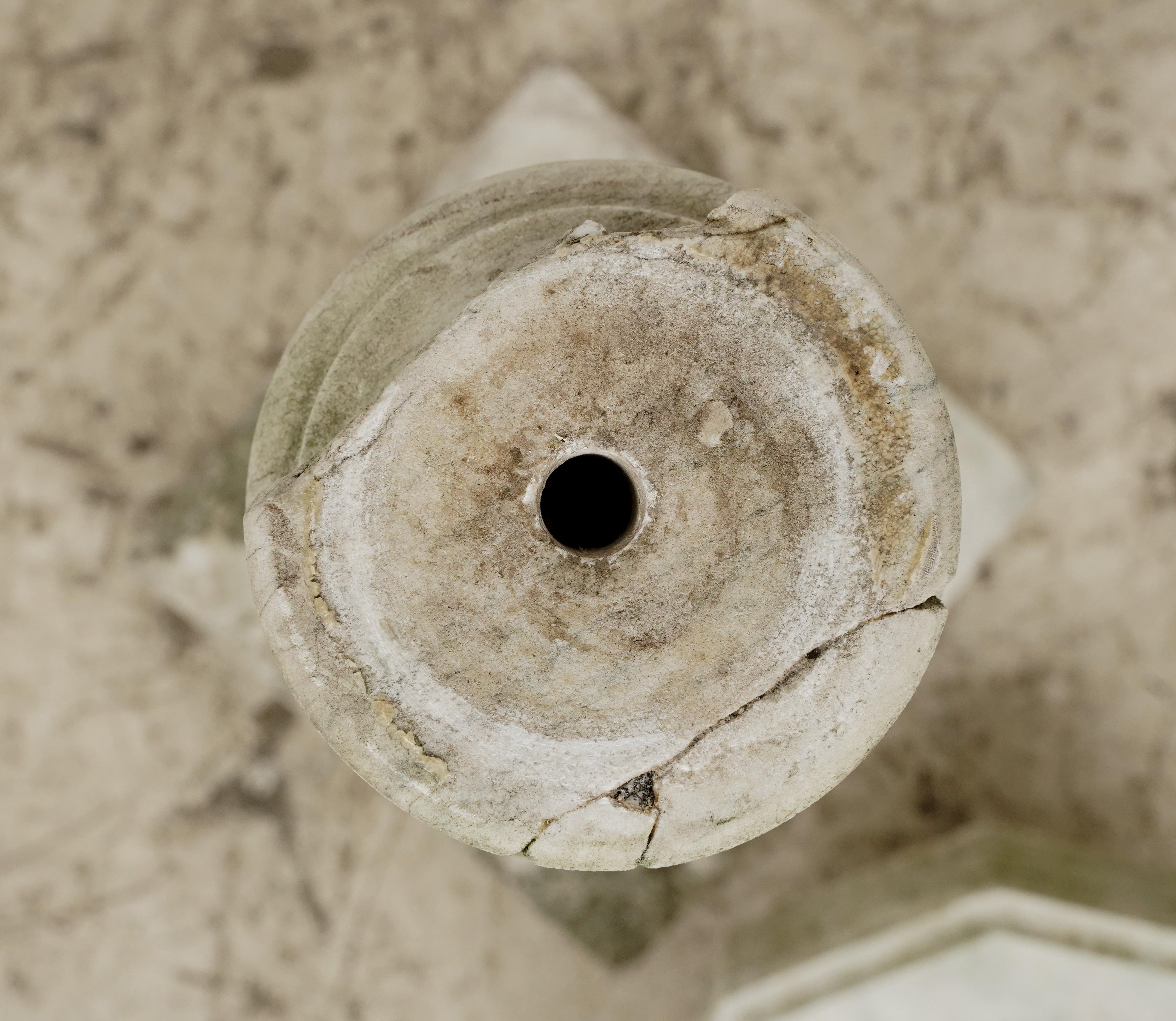 Antique Marble & Bronze Memorial Sundial For Sale 6