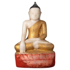 Antiker Burma-Buddha aus Marmor aus Burma