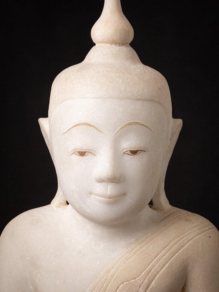 Antique Marble Burmese Buddha Statue from Burma Original Buddhas For