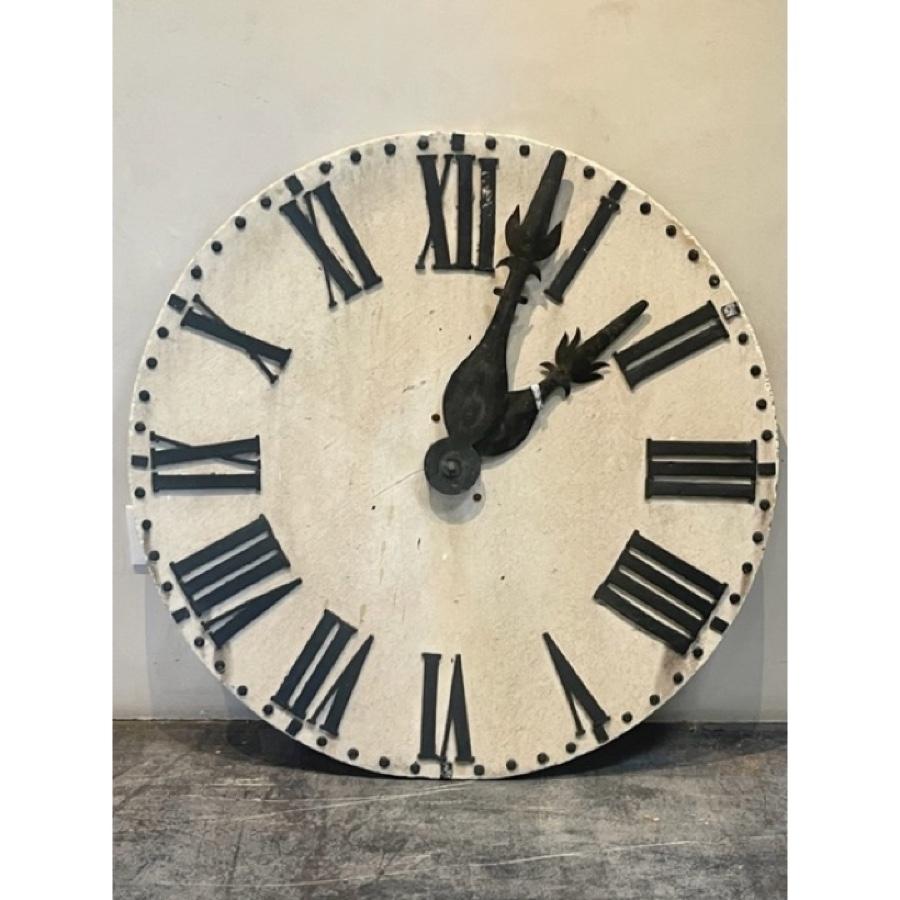 clock with letters