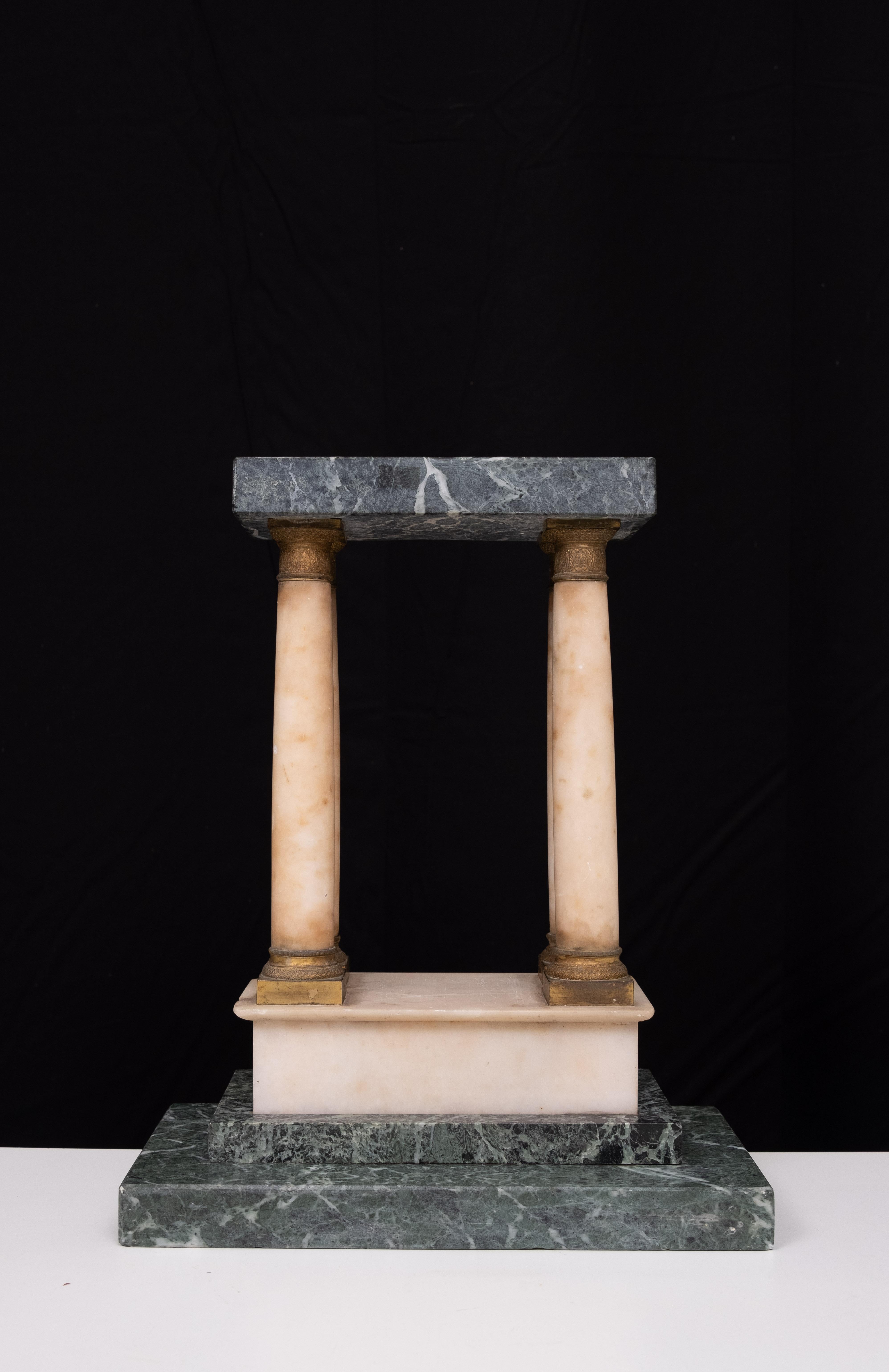 Antique Marble Colum Pedestal 1880s Italy For Sale at 1stDibs