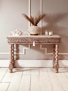 Antique Marble Console Table Henry II