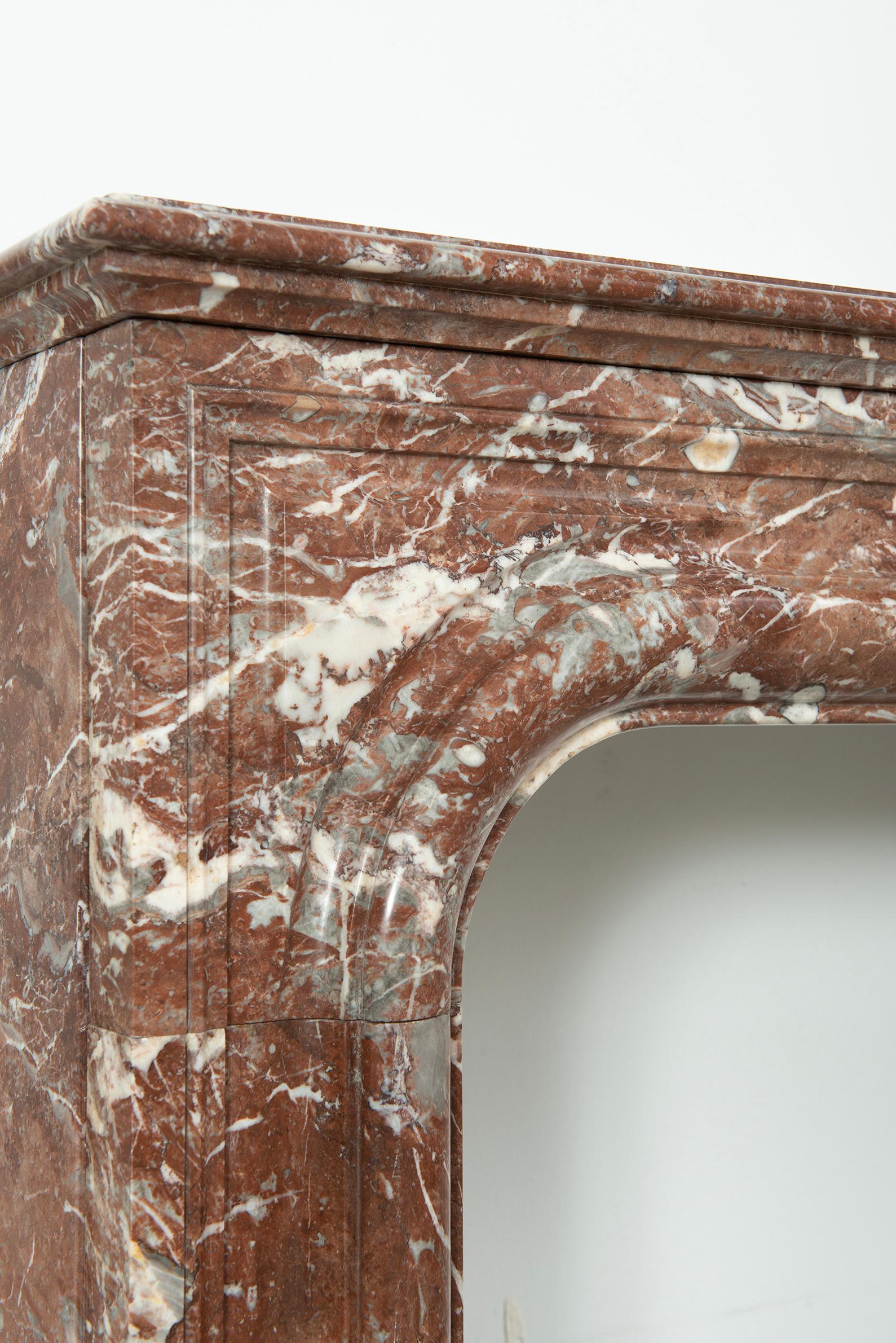 French Antique Marble Fireplace