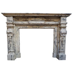 Antique Marble Fireplace