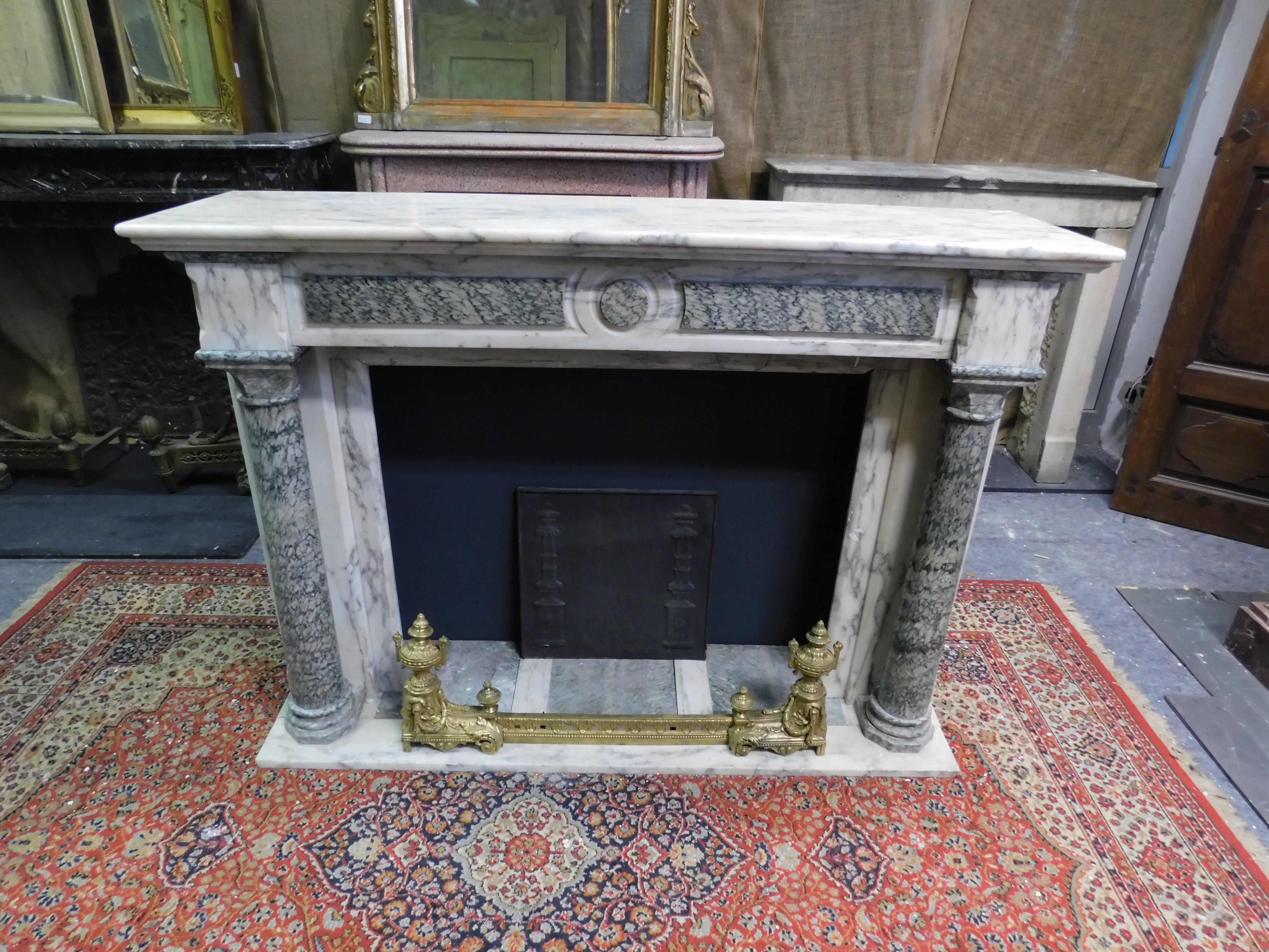 green marble fireplace surround
