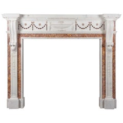 Antique Marble Fireplace in the George III Neoclassical Style