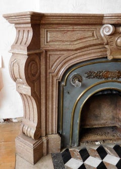 MARBLE FIREPLACE  Louis Philippe Belgium
