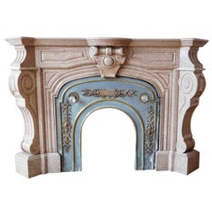 MARBLE FIREPLACE  Louis Philippe Belgium