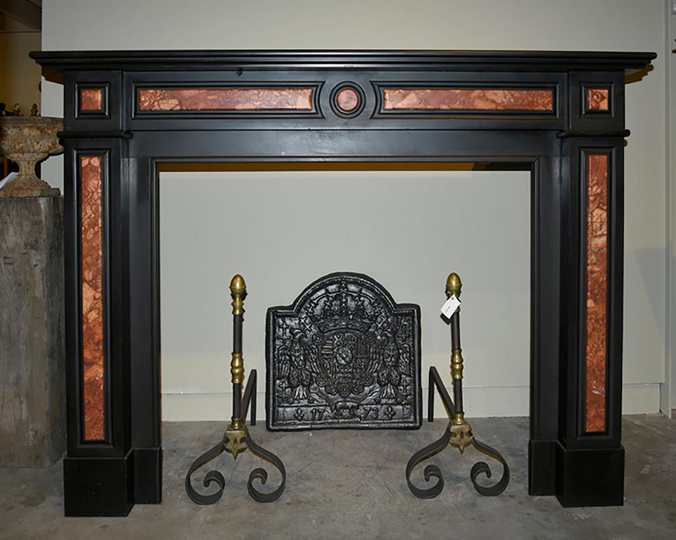 Antique Marble Fireplace Mantel, 19th Century For Sale 1