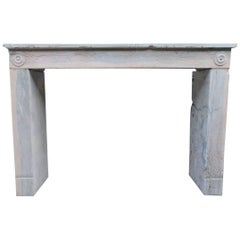 Antique Marble Fireplace Mantel, 19th Century