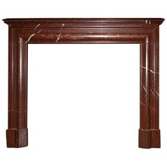 Antique Marble Fireplace Mantel 19th Century