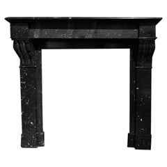 Antique Marble Fireplace Mantel 19th Century