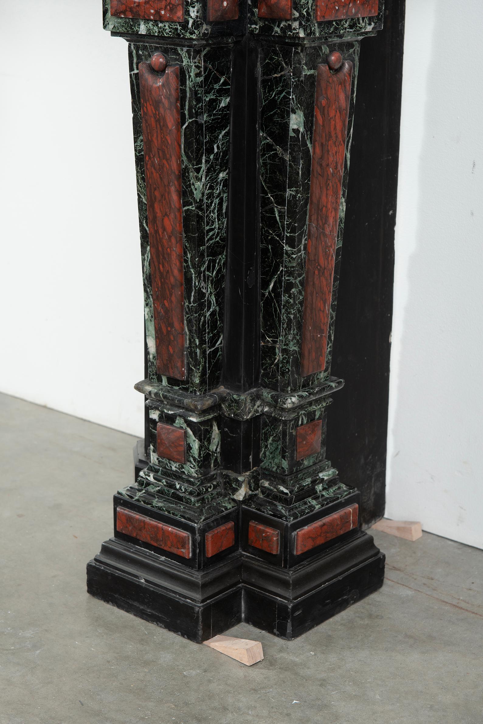 Antique Marble Fireplace Mantel For Sale 13