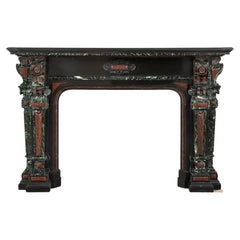 Used Marble Fireplace Mantel 