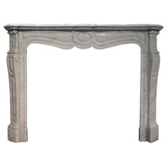 Antique Marble Fireplace Mantel from the 19th Century