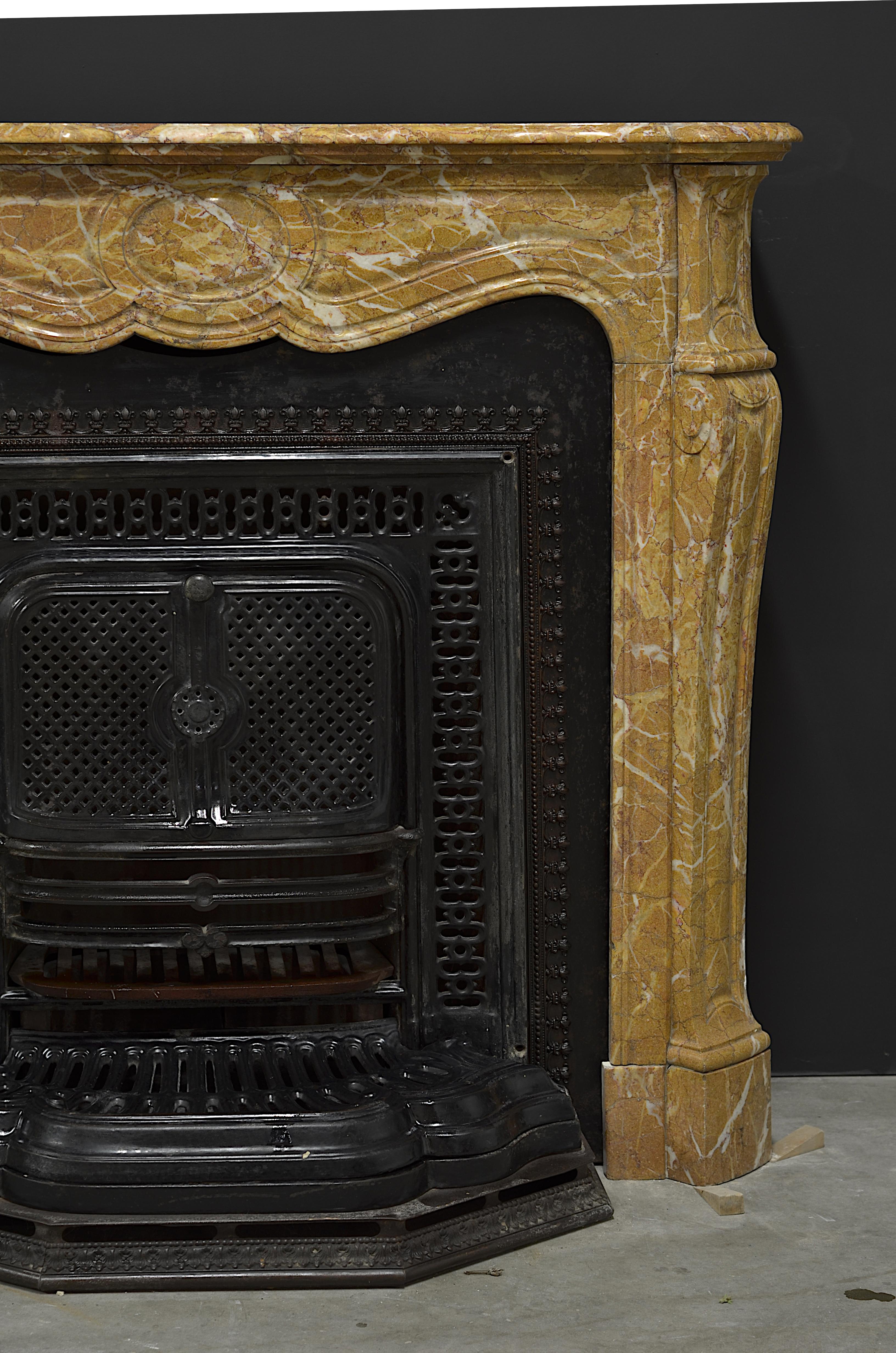 antique fireplace cast iron