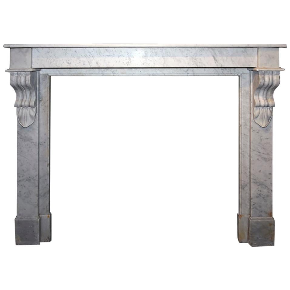 Antique Marble Firplace Mantel 19th Century