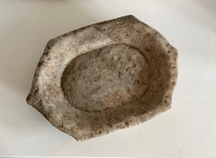 Bol à poisson ancien en marbre