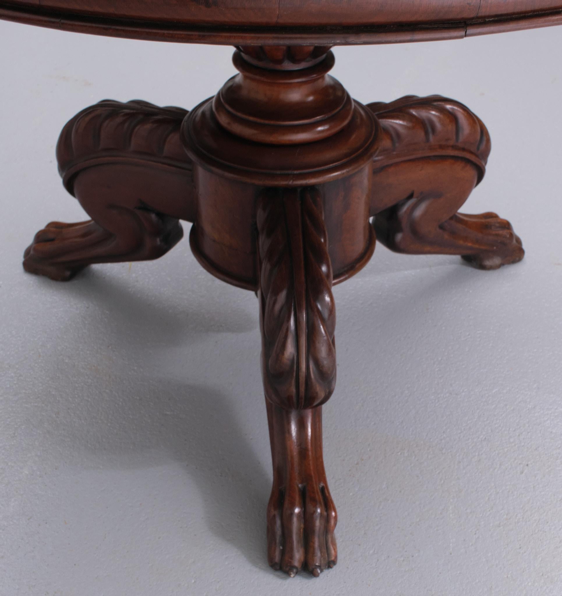 Early 19th Century Antique Marble Hall or Center Table Dutch 1800-1830