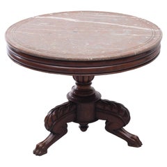 Antique Marble Hall or Center Table Dutch 1800-1830