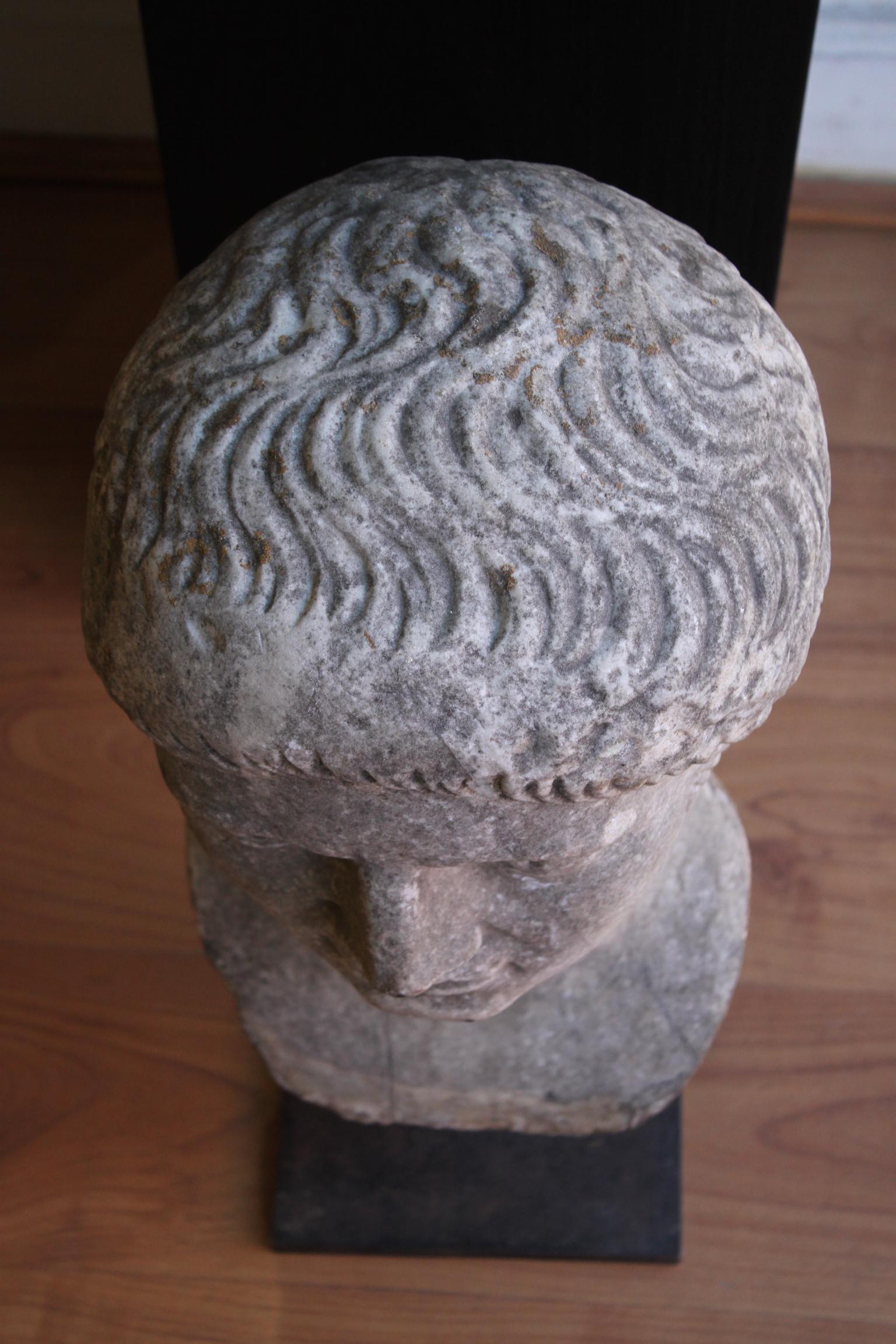 Antique Marble Head For Sale 5