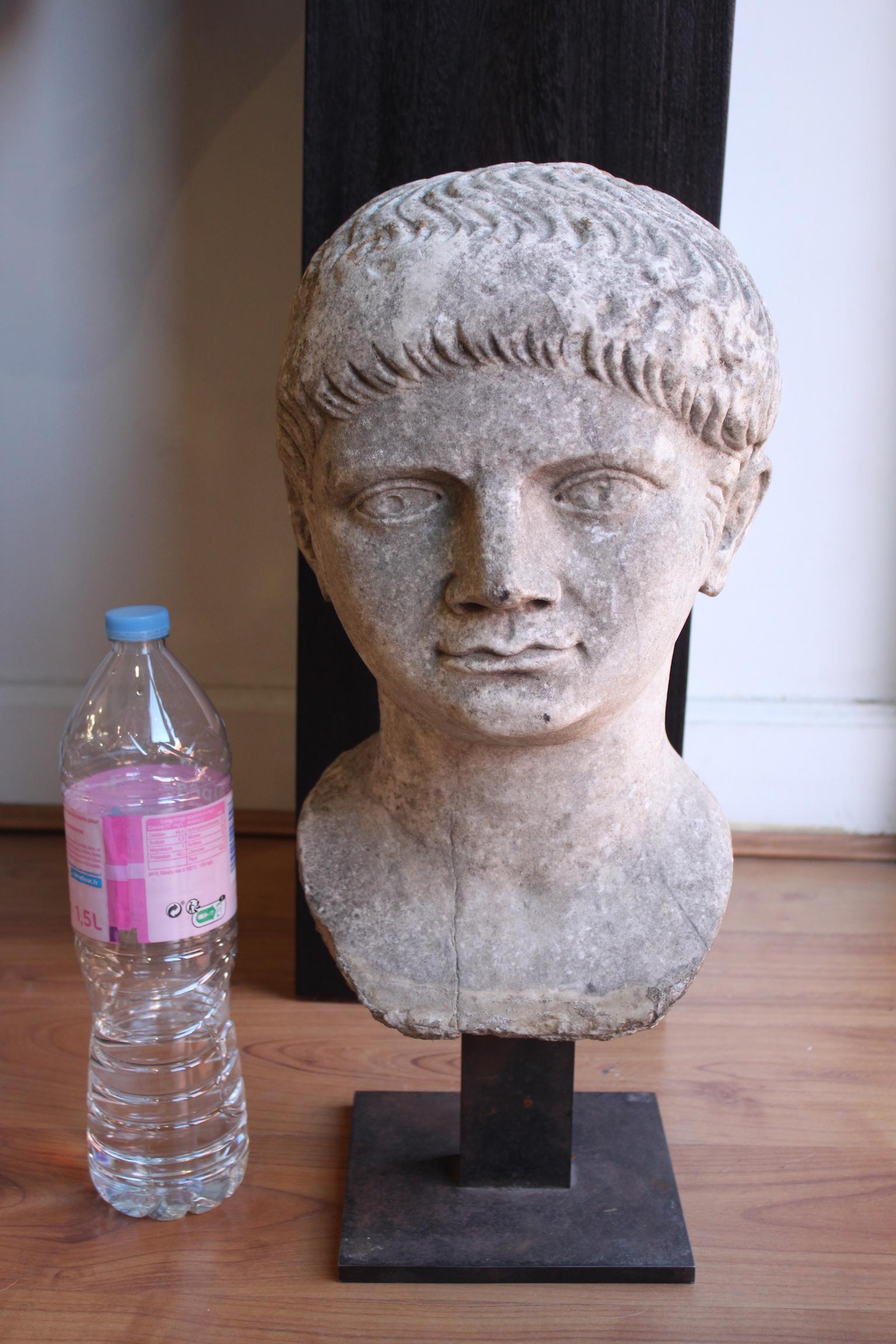 Antique Marble Head For Sale 6