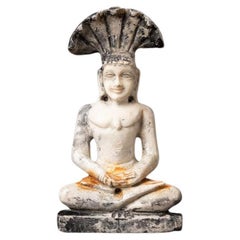 Antique Marble Jain Figure from India