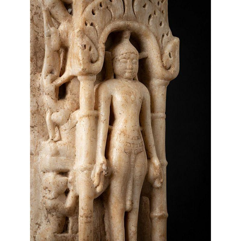 Antique Marble Jain Statue from an Indian Temple from India 3